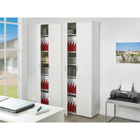Mehrzweckschrank Arconati weiß B/H/T: ca. 70x189x34 cm Arconati - weiß (70,00/189,00/34,00cm) - Inter Link