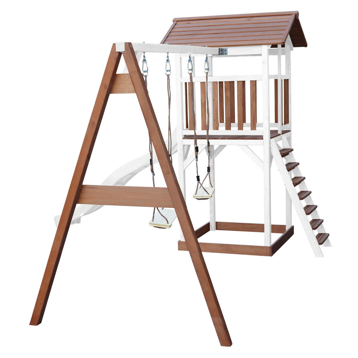 AXI Spielturm Beach Tower braun B/H/L: ca. 357x242x349 cm Beach Tower - braun/weiß (349,00/357,00/242,00cm) - AXI