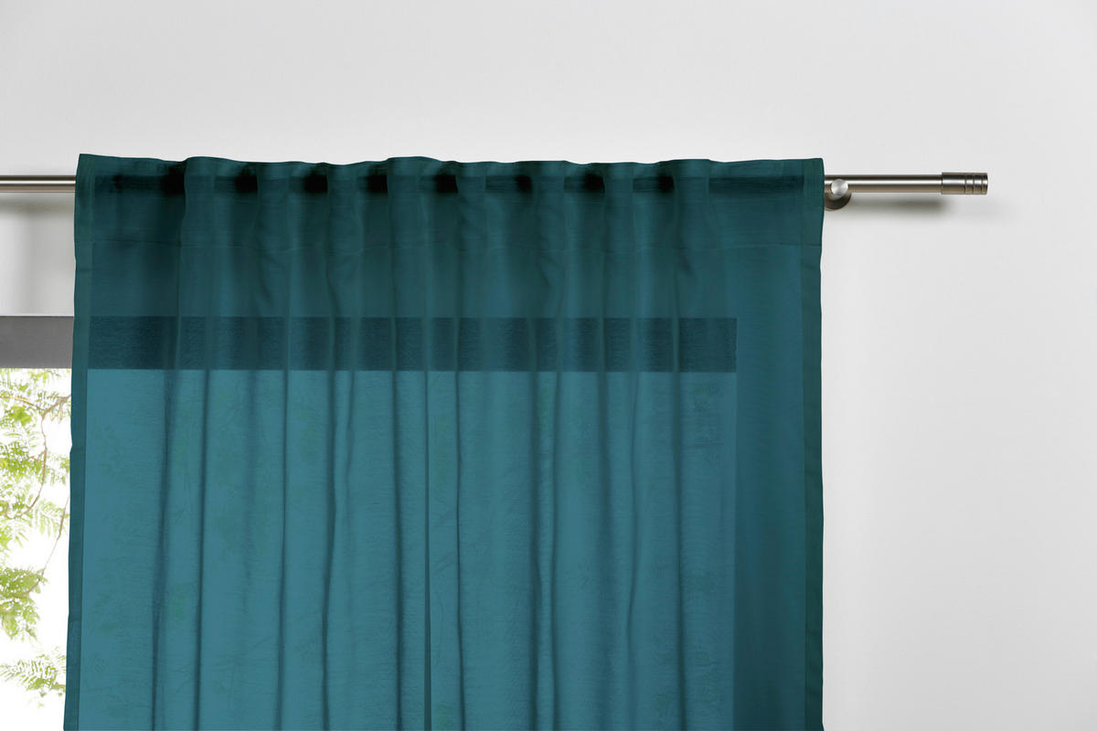 Kombivorhang 2er Pack Pure moonlight blue B/L: ca. 135x300 cm Pure - moonlight blue (135,00/300,00cm)