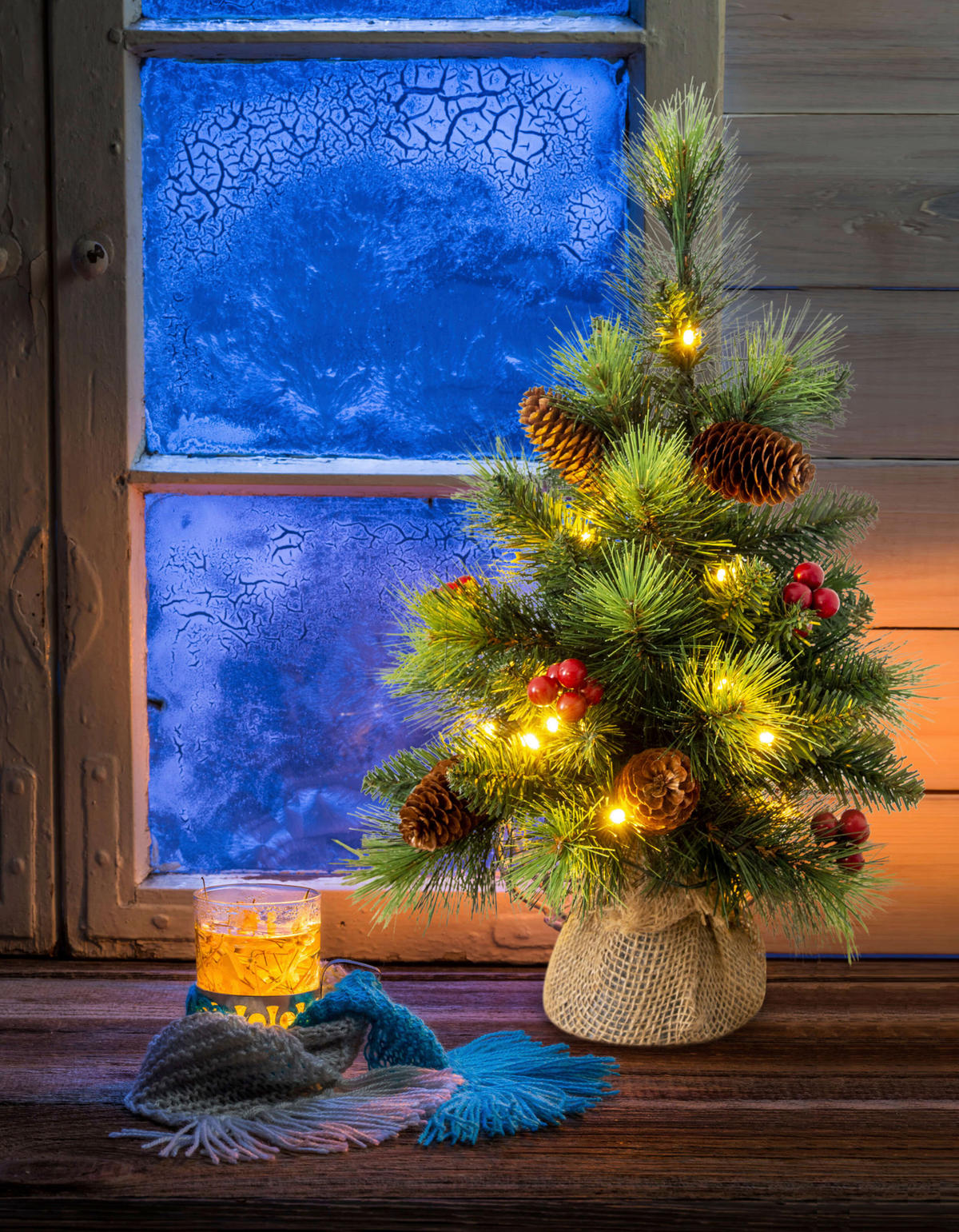 Näve Leuchten LED-Baum LED-Weihnachtsbaum - grün (45,00cm) - Näve Leuchten