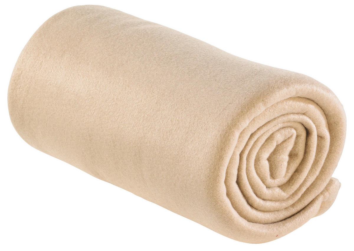 Fleecedecke Fleecedecke 140x190cm taupe - taupe (140,00/190,00cm)