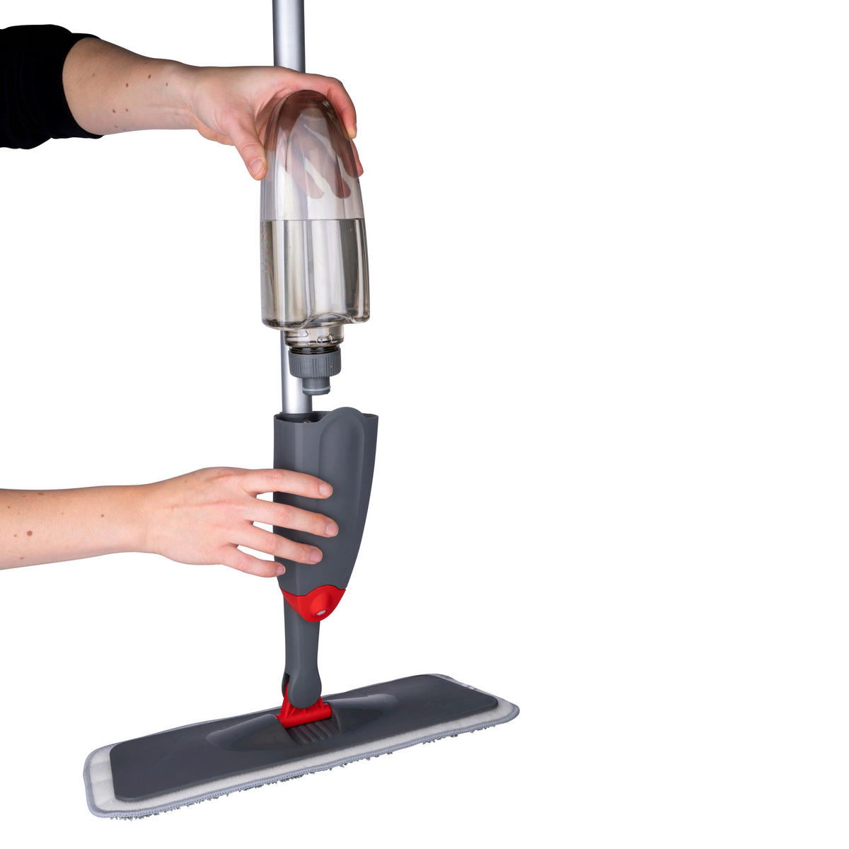 Dirt Devil Bodenwischer grau H: ca. 126 cm Sprühwischer_360°_Dirt_Devil - grau (126,00cm) - Dirt Devil