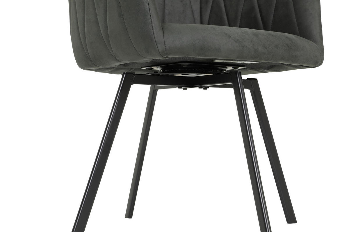 Essgruppe Gesa II Eiche anthrazit Holzwerkstoff B/H/T: ca. 180x76x90 cm Gesa II - Eiche/anthrazit (180,00/76,00/90,00cm) - Hela