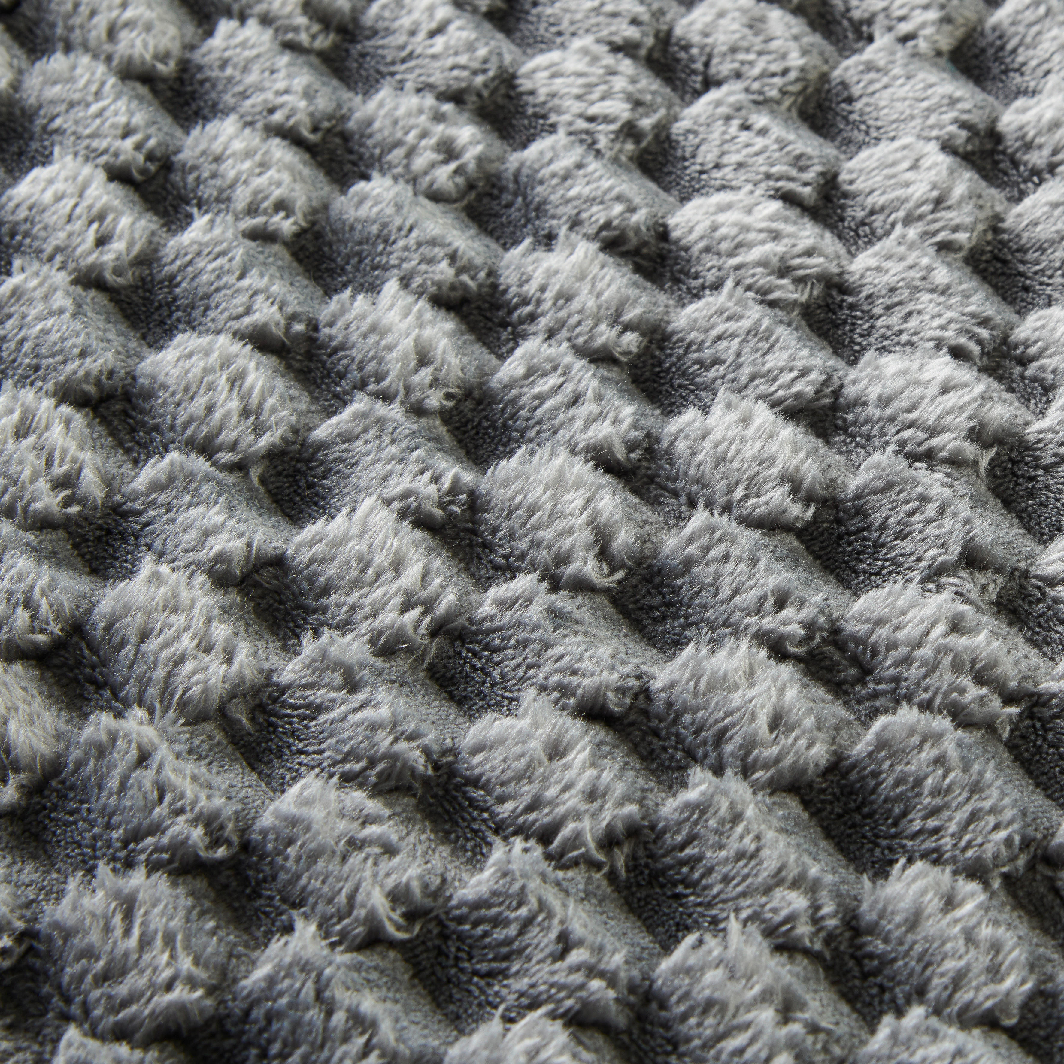Wohndecke Wabe Wabe - anthrazit (150,00/200,00cm) - POCOline