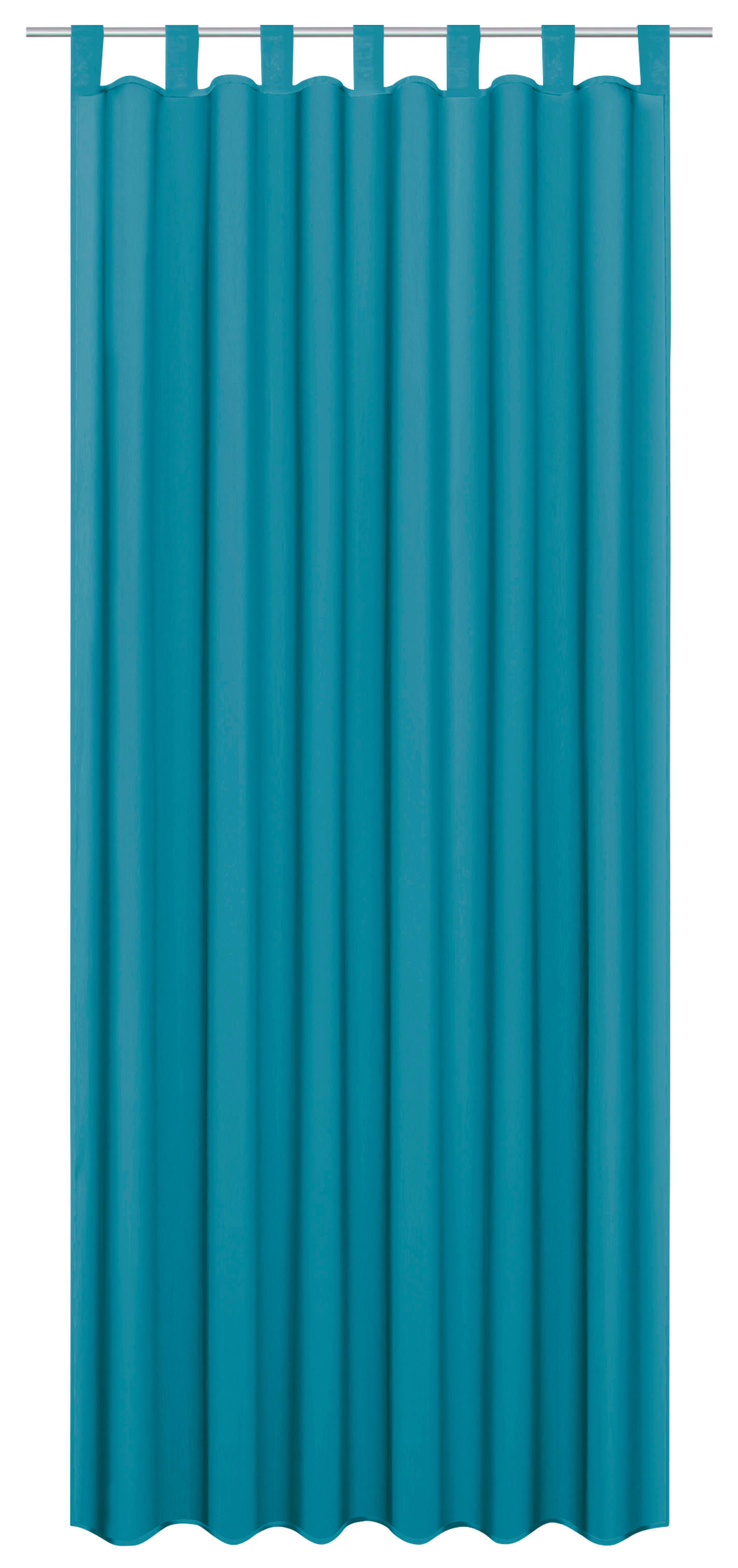 Schlaufenvorhang Look petrol B/L: ca. 140x235 cm Look - petrol (140,00/235,00cm) - Sensation