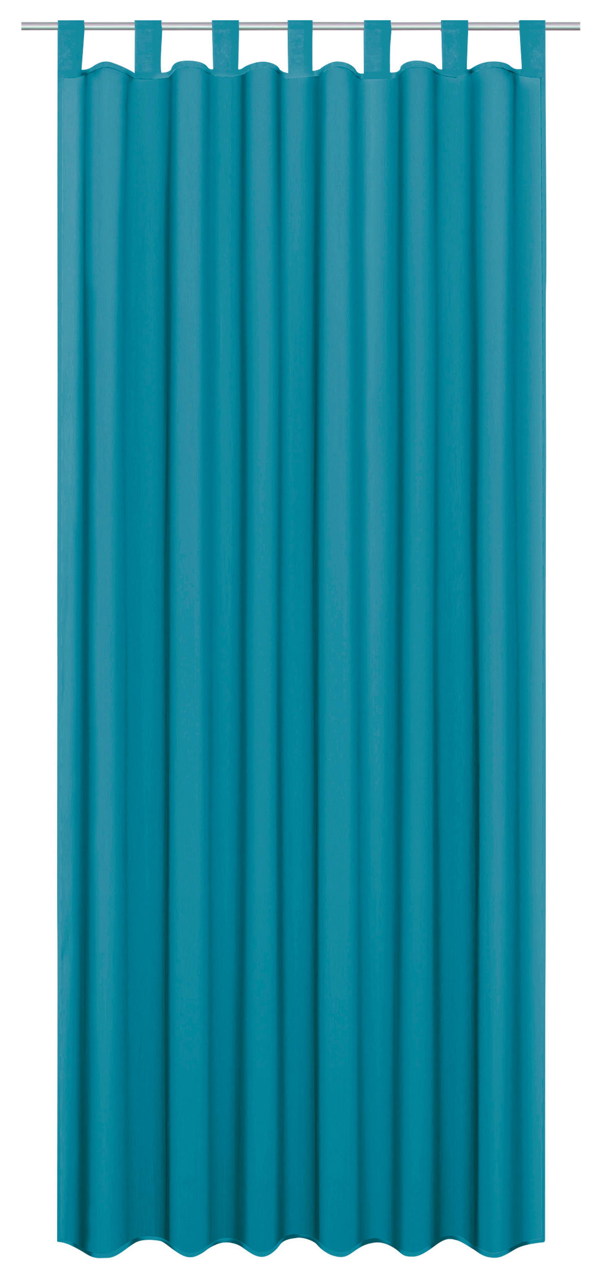 Schlaufenvorhang Look petrol B/L: ca. 140x235 cm Look - petrol (140,00/235,00cm) - Sensation