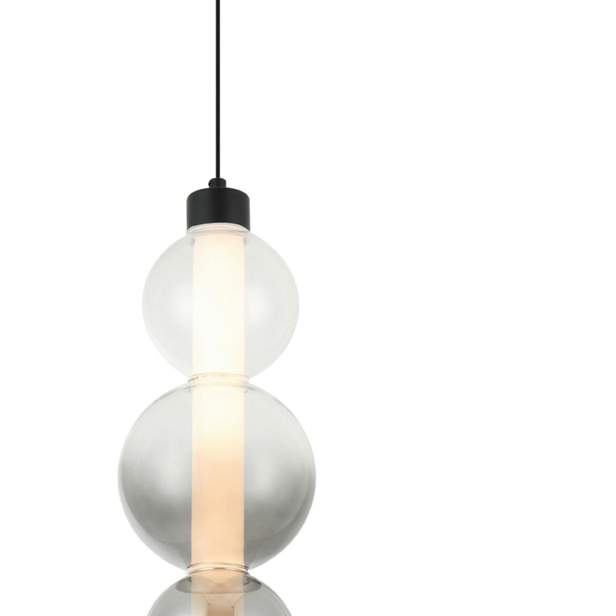 Lamkur Hängeleuchte Lummi - schwarz (15,00/120,00/15,00cm) - Lamkur