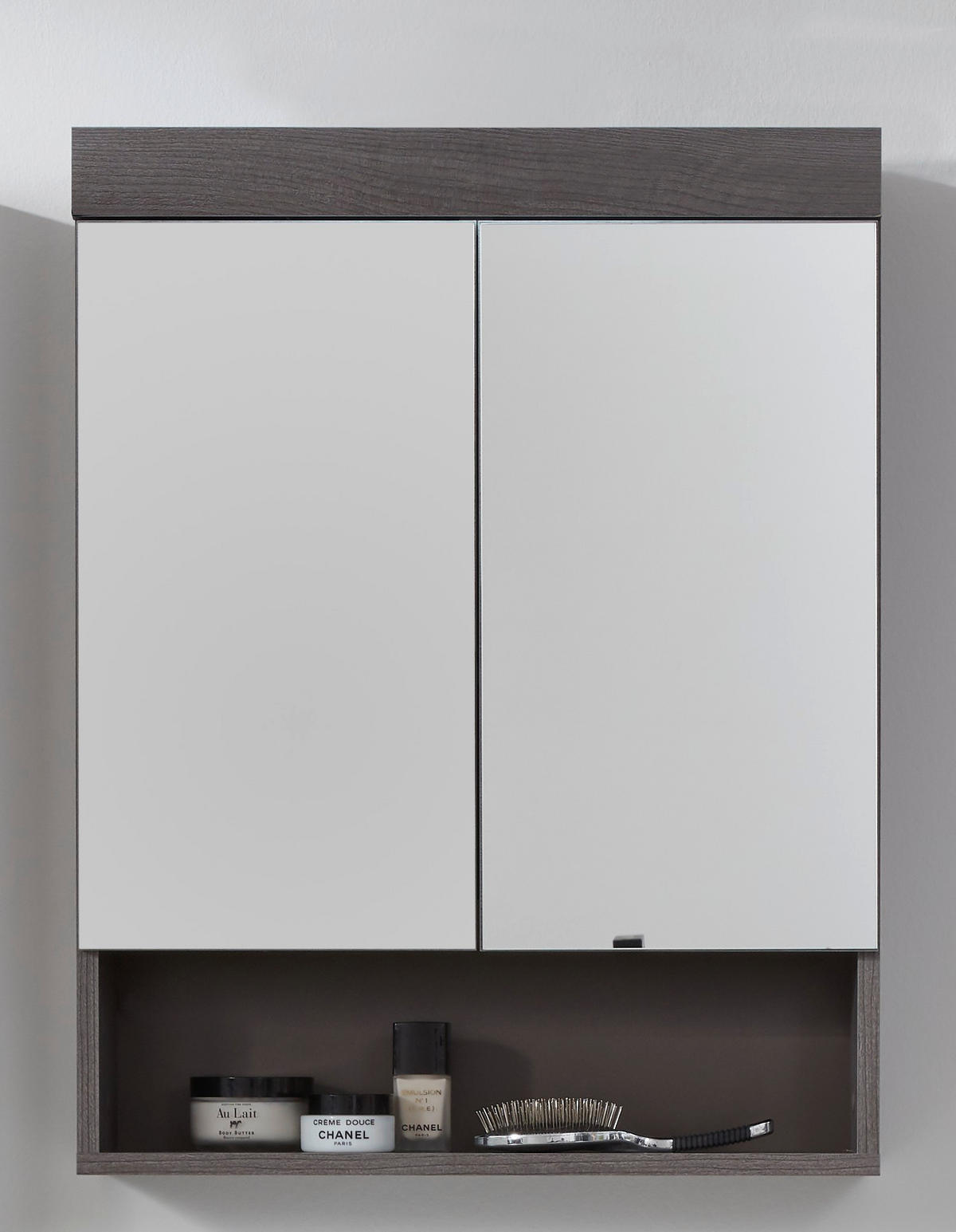 Spiegelschrank Runner Rauchsilber Nachbildung B/H/T: ca. 58x75x18 cm Runner - (58,00/75,00/18,00cm)