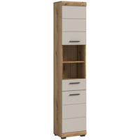 Badhochschrank Scout Evoke Oak Nachbildung Kaschmirgrau Nachbildung B/H/T: ca. 37x191x31 cm Scout - Kaschmirgrau (37,00/191,00/31,00cm) - xonox.home