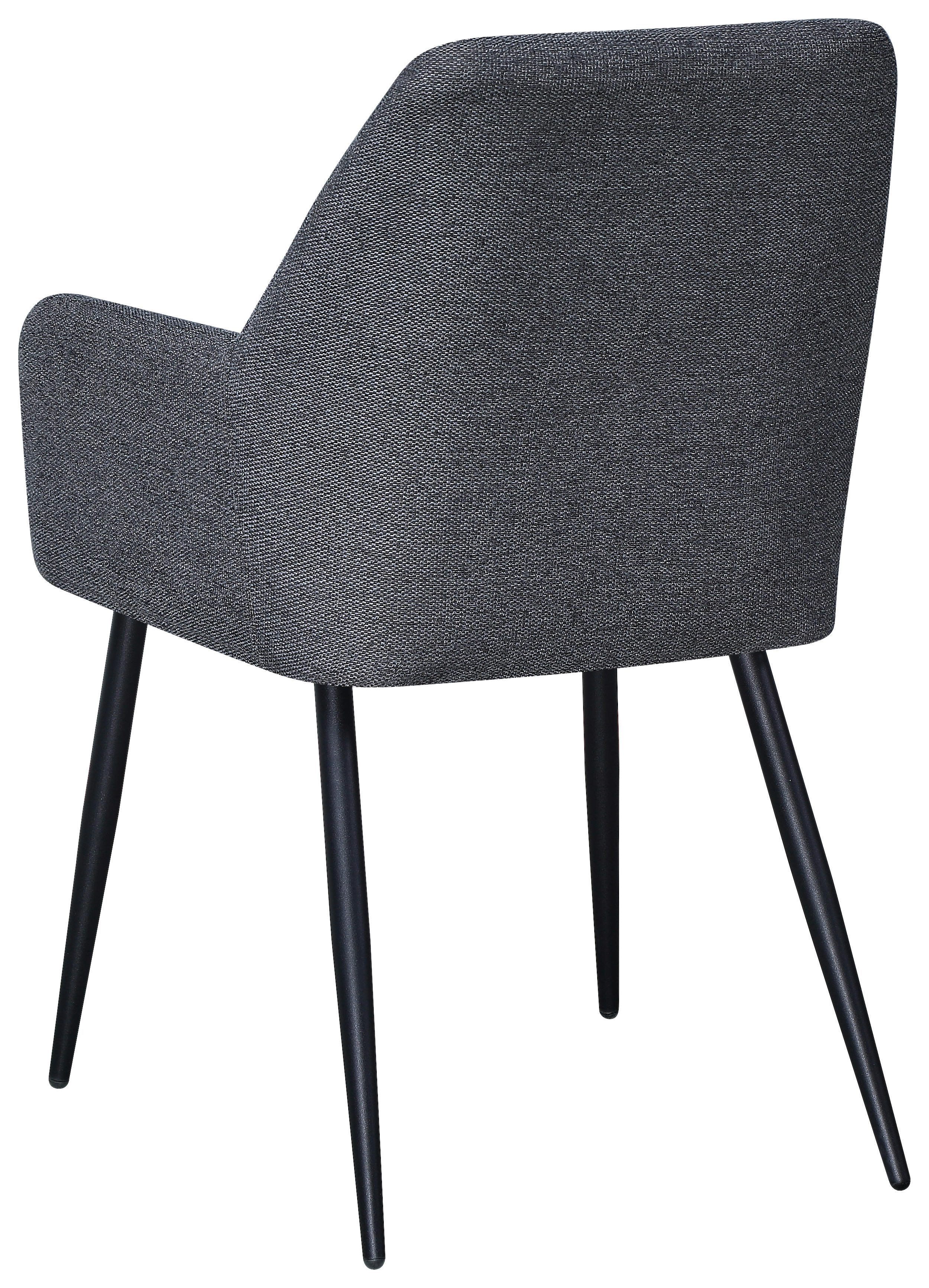 Armlehnstuhl Joe grau Microfaser B/H/T: ca. 58x85x62 cm Joe - schwarz/grau (58,00/85,00/62,00cm)