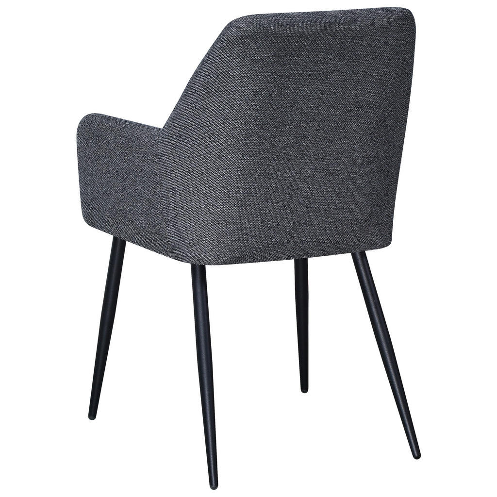 Thumbnail - Armlehnstuhl Joe grau Webstoff B/H/T: ca. 58x85x62 cm