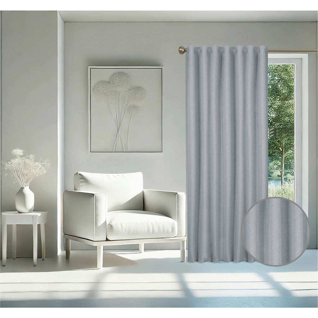 Thumbnail - home Topline Verdunklungsvorhang Noah anthrazit B/L: ca. 135x245 cm