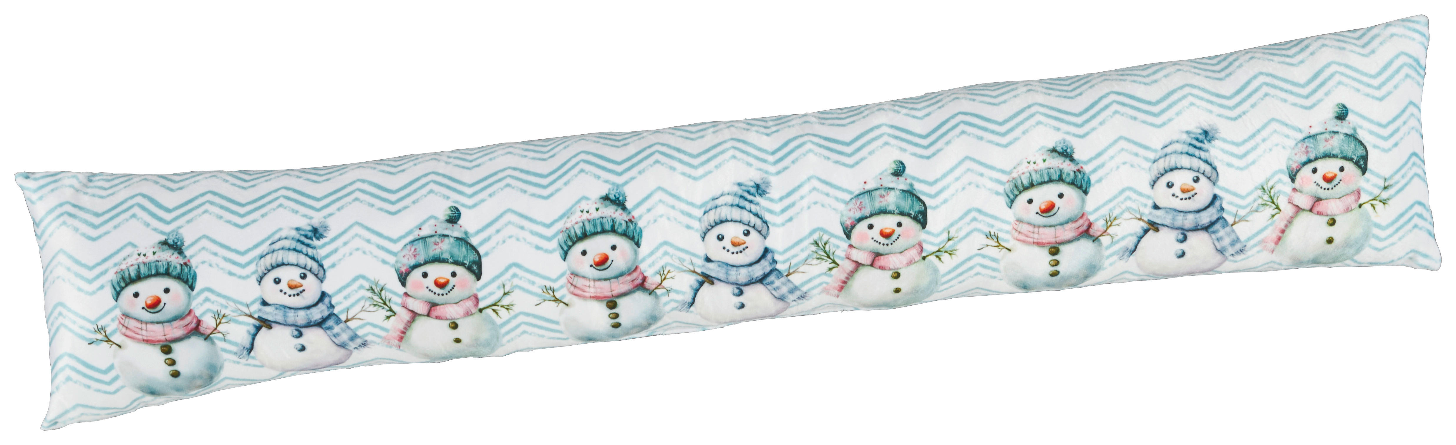 Zugluftstopper Zugluftstopper_Schneemann 90x15cm - hellblau (15,00/90,00cm)