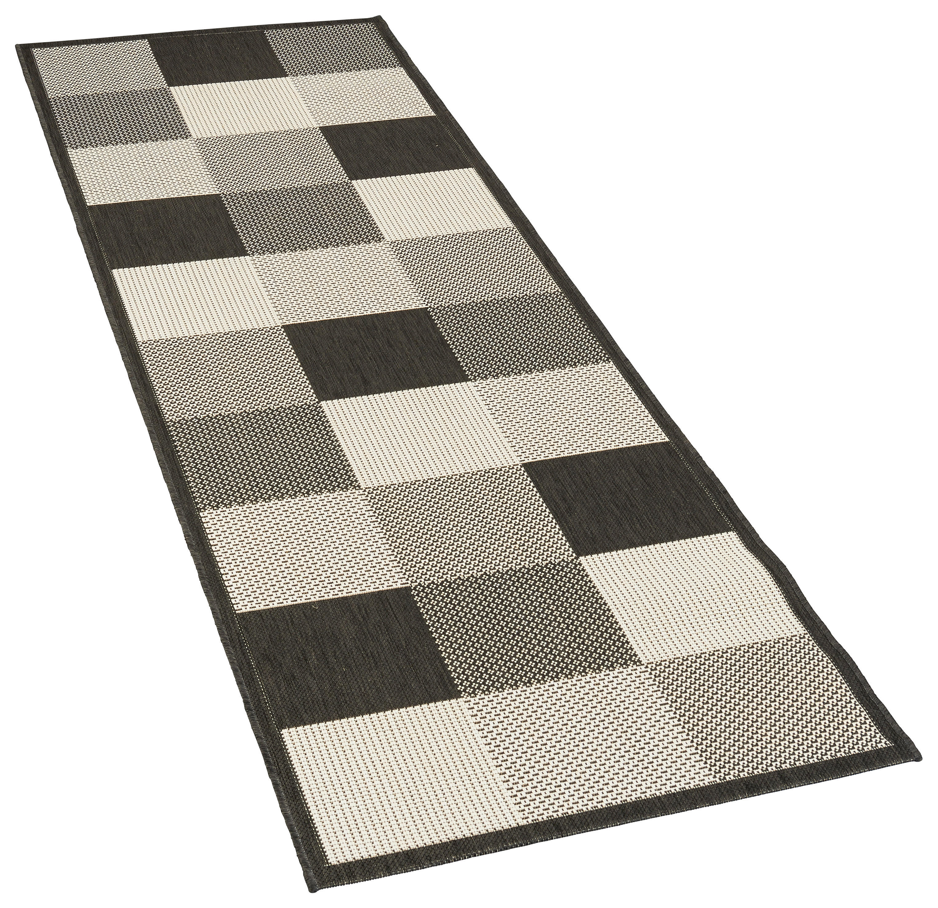 In-/Outdoor-Teppich Ambiente schwarz B/L: ca. 80x240 cm Ambiente - schwarz (80,00/240,00cm)