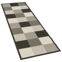 In-/Outdoor-Teppich Ambiente schwarz B/L: ca. 80x240 cm Ambiente - schwarz (80,00/240,00cm)