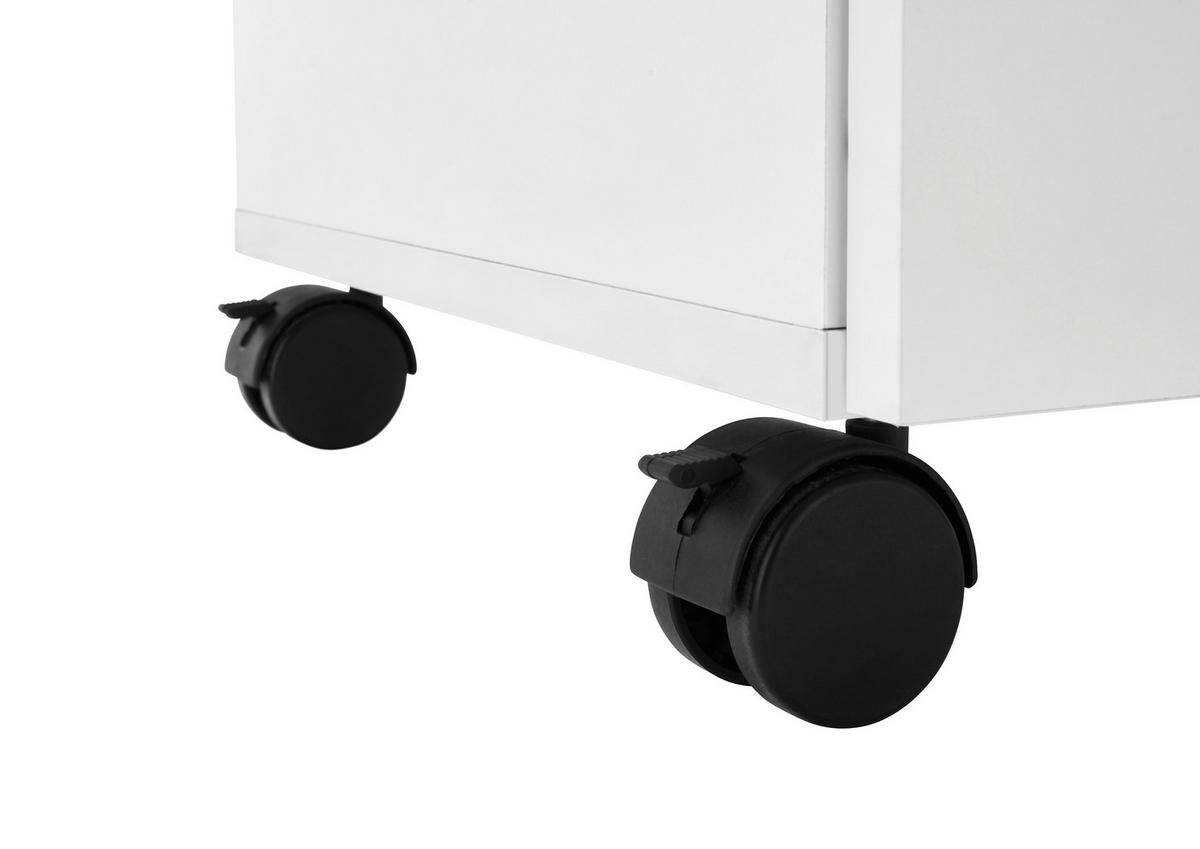 Rollcontainer Ben weiß B/H/T: ca. 40x56x39 cm Ben - weiß (40,00/56,00/39,00cm)