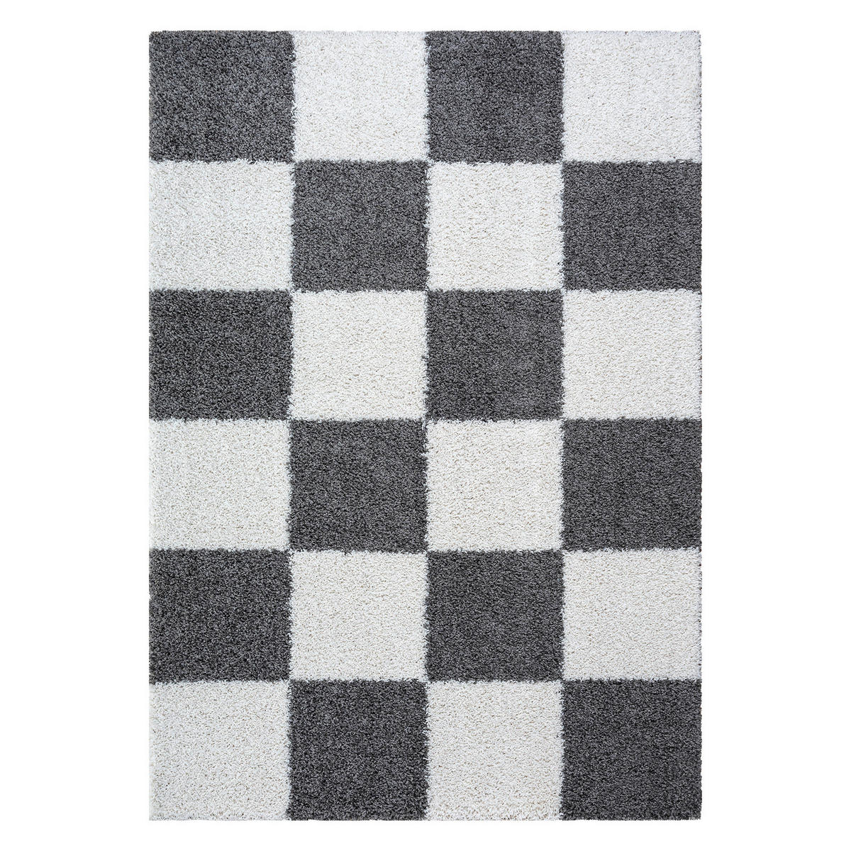 Sanat Hochflorteppich MILANO grau B/L: ca. 140x200 cm MILANO - grau (140,00/200,00cm) - Sanat
