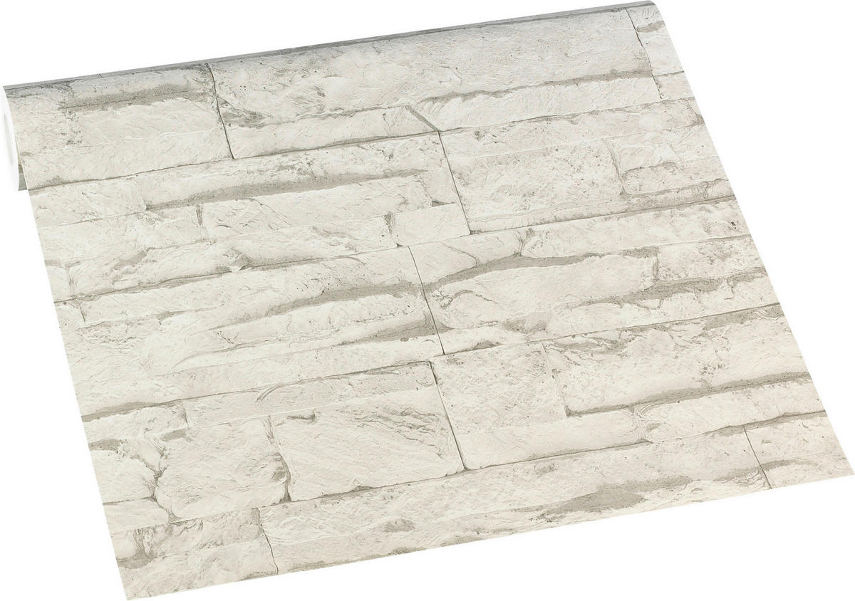 Vliestapete B/L: ca. 53x1005 cm Tapete 7071-16 Murano weiß - (53,00/1005,00cm)