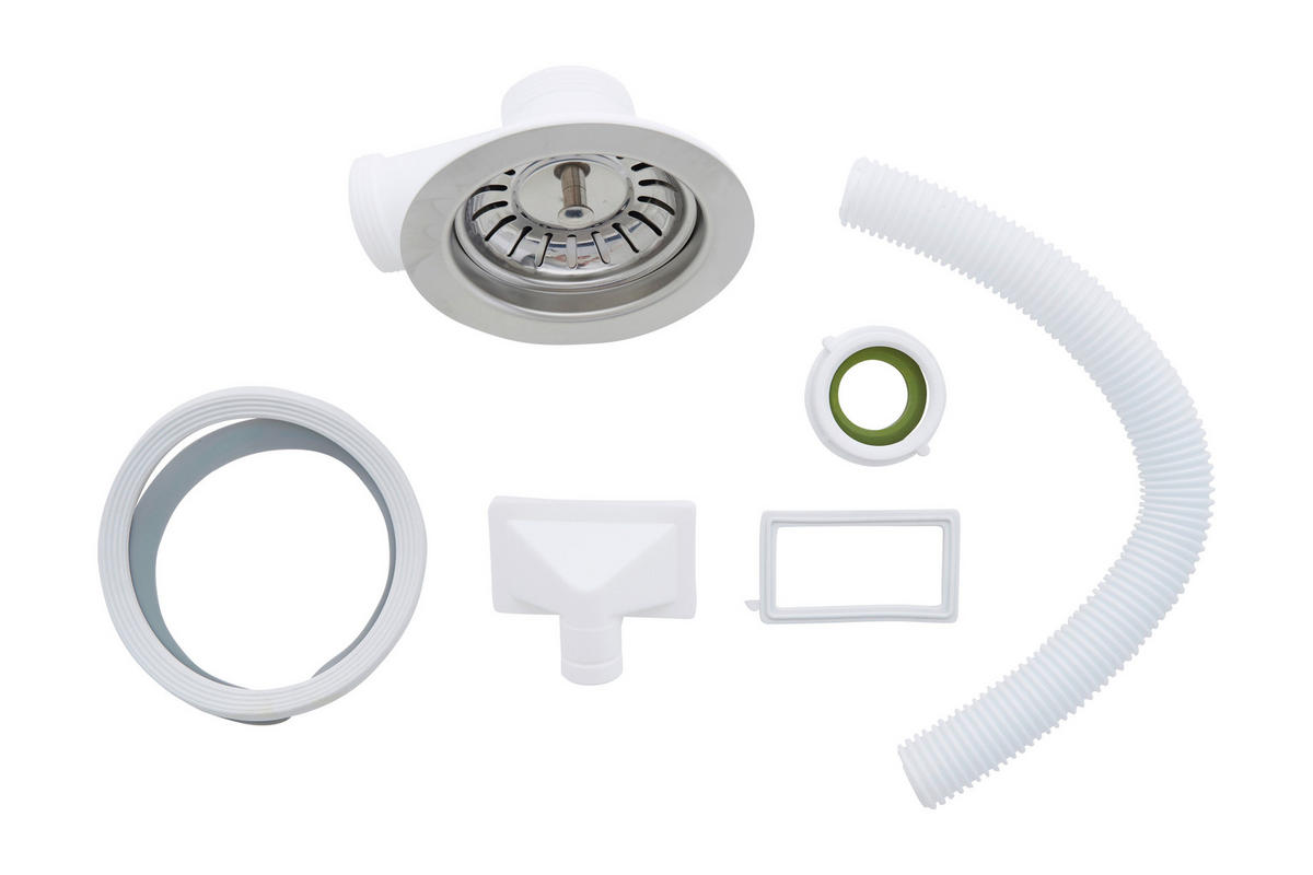 Respekta Einbauspüle Detroit 49 x 44 Edelstahl B/H/T: ca. 44x49x22,5 cm Detroit 49 x 44 - Edelstahl (44,00/49,00/22,50cm) - Respekta