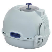 PawHut Katzentoilette blau Polypropylen B/H/T: ca. 47x44x55 cm Katzentoilette - blau (47,00/44,00/55,00cm) - PawHut