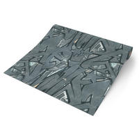 Papiertapete Graffiti blau grau B/L: ca. 53x1005 cm Papiertapete_202021 - blau/grau (53,00/1005,00cm)