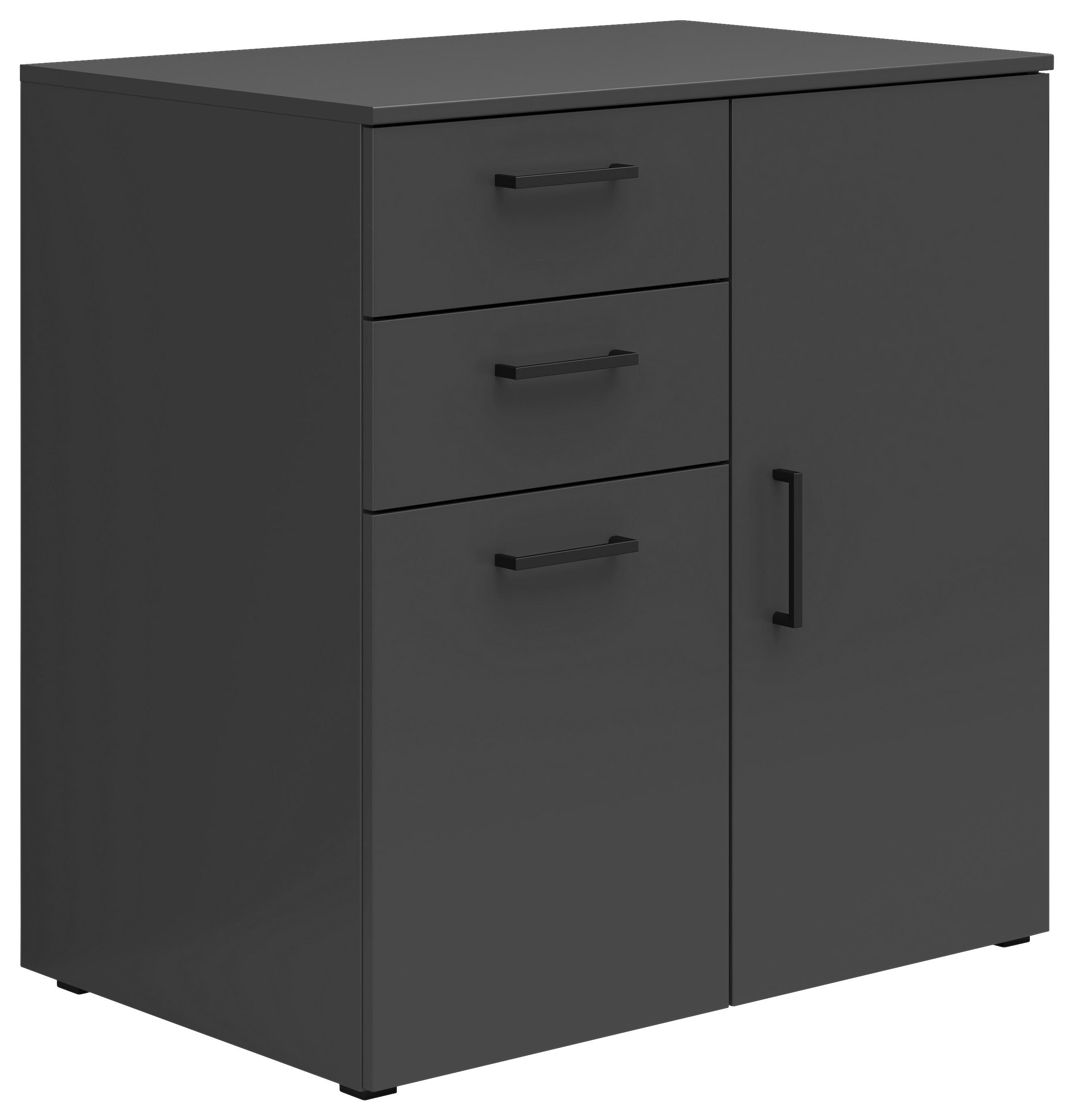 Kommode Multi-Stauraum Typ 27 anthrazit B/H/T: ca. 80x83x52 cm Multi-Stauraum Typ 27 - anthrazit (80,00/83,00/52,00cm)