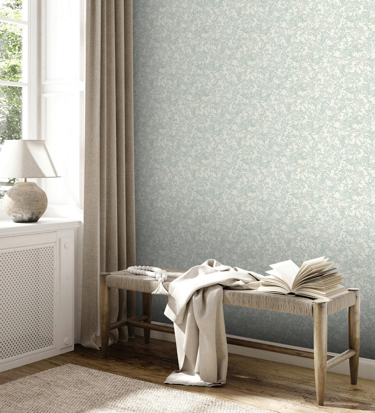 A.S.Creation Vliestapete Attractive 2 Floral grün B/L: ca. 53x1005 cm Attractive 2 - grün (53,00/1005,00cm) - A.S.Creation