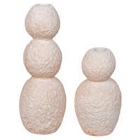 Kerzenhalter Candle beige Zement Candle - beige