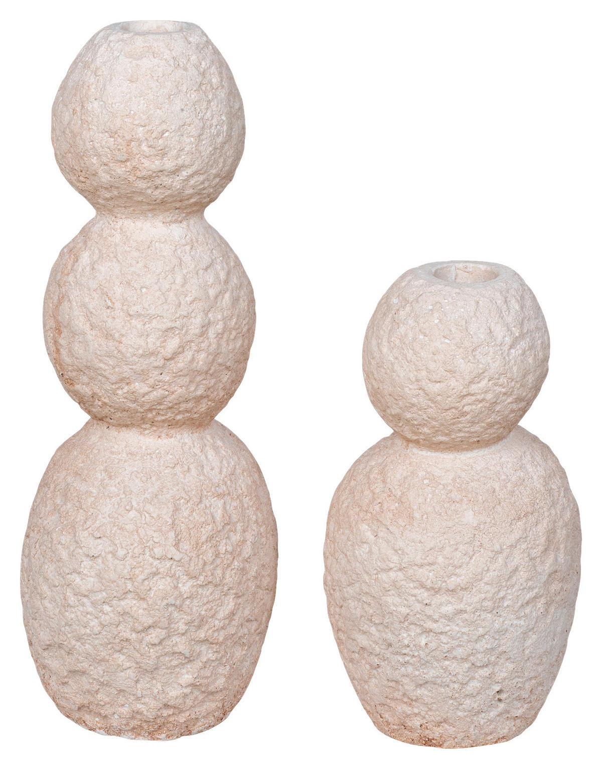 Kerzenhalter Candle beige Zement Candle - beige