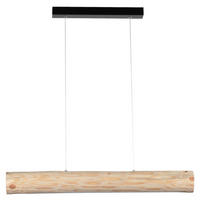 SPOT Light Pendelleuchte SP-69460104  Lucas kiefer schwarz transparent Acryl Kiefer Metall H/L/D: ca. 100x90x10 cm 1.0 Brennstellen Lucas - kiefer/schwarz (10,00/100,00cm) - SPOT Light