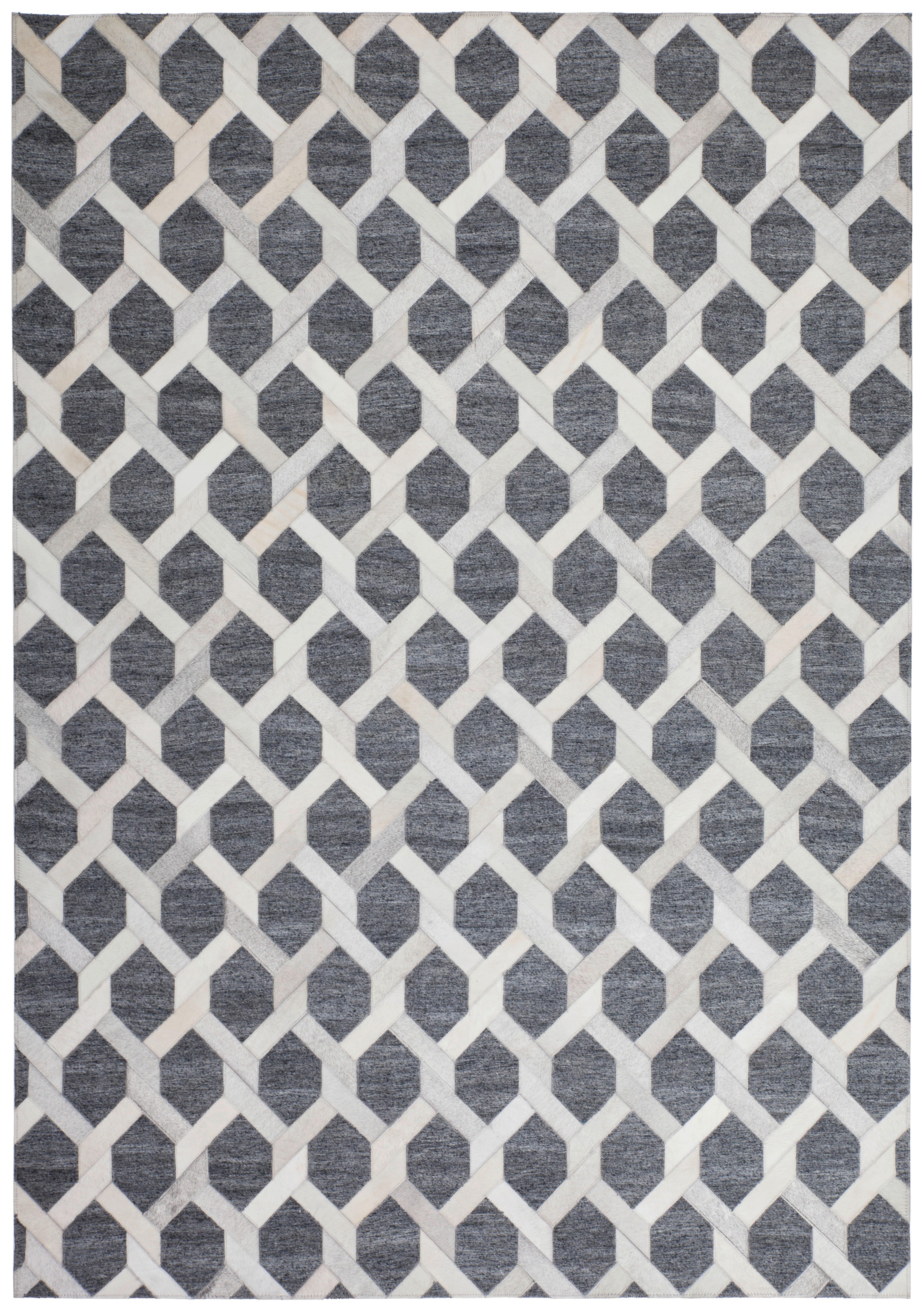 Kayoom Kurzflorteppich Chimera 125 grau B/L: ca. 120x170 cm Chimera 125 - grau (120,00/170,00cm) - Kayoom