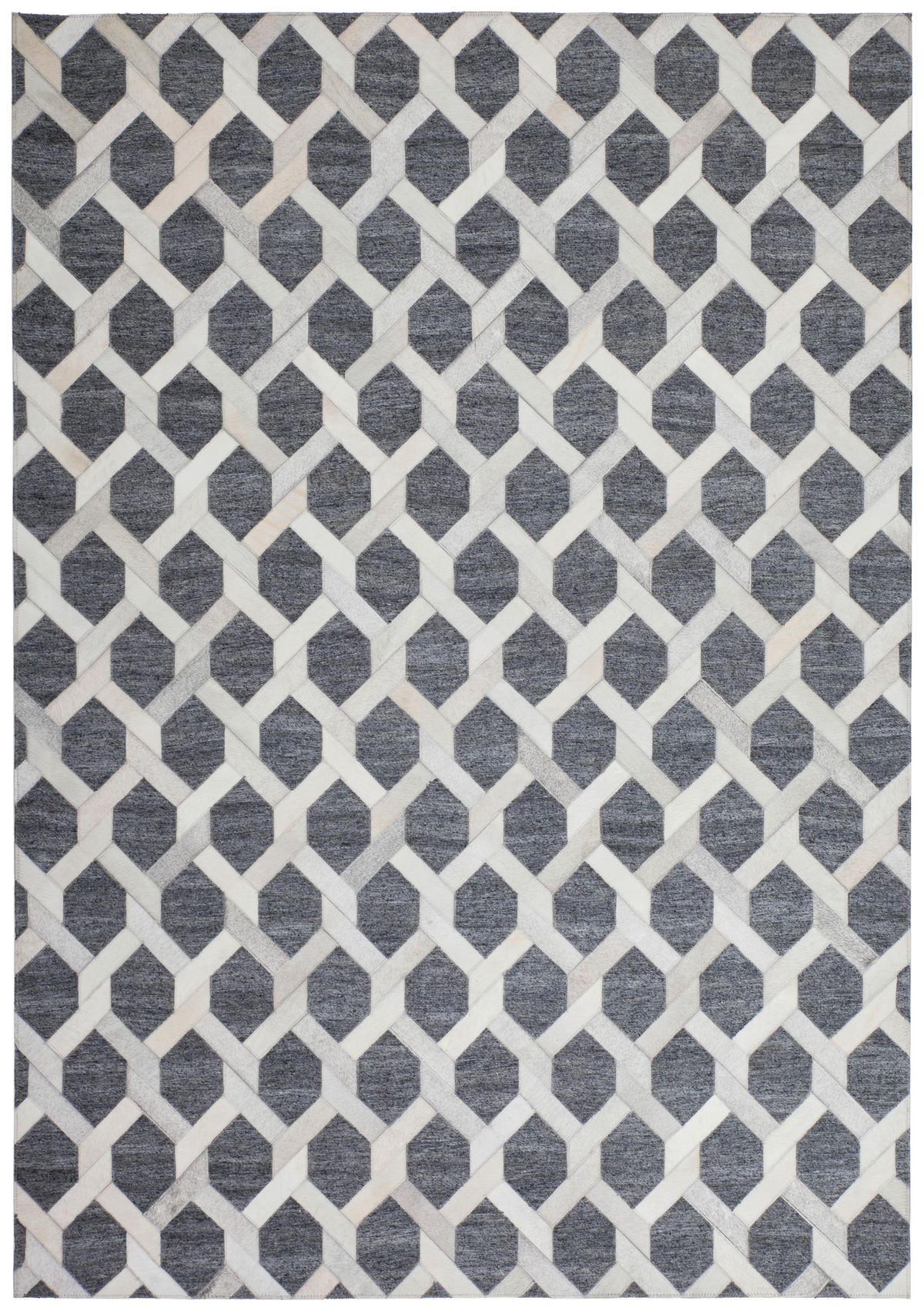 Kayoom Kurzflorteppich Chimera 125 grau B/L: ca. 120x170 cm Chimera 125 - grau (120,00/170,00cm) - Kayoom