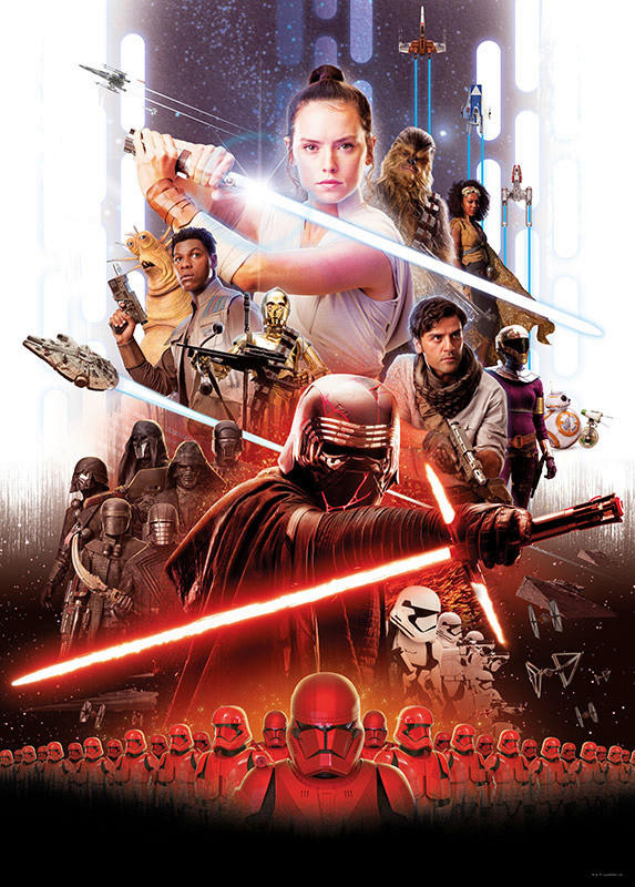 Komar Poster Star Wars Movie Poster Rey Star Wars B/L: ca. 50x70 cm