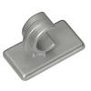 Träger für Bistrostange Träger_kurz_2erPack - silber - ondeco
