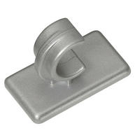 Träger für Bistrostange Träger_kurz_2erPack - silber - ondeco