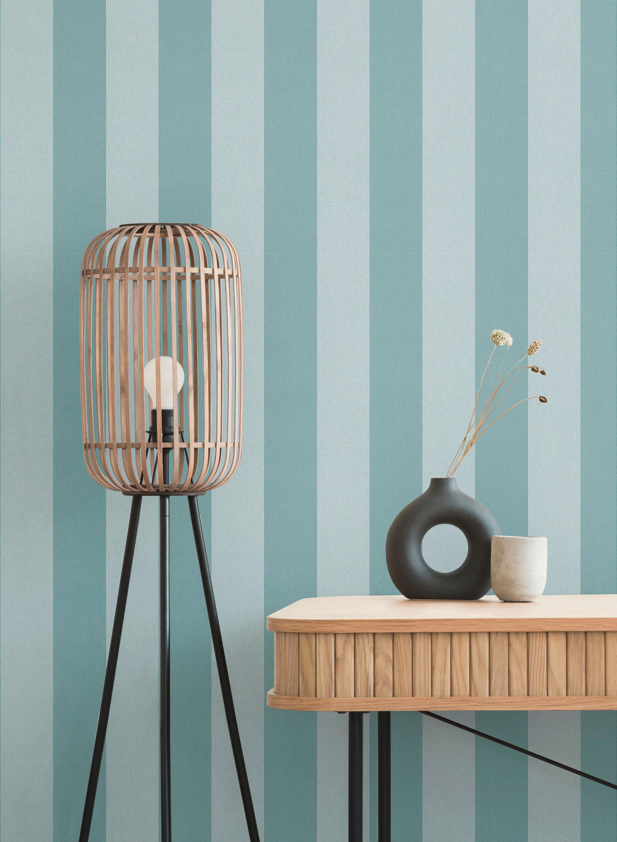 A.S.Creation Vliestapete türkis B/H/D: ca. 53x1005x9,8 cm Vliestapete - türkis (9,80/1005,00cm) - A.S.Creation