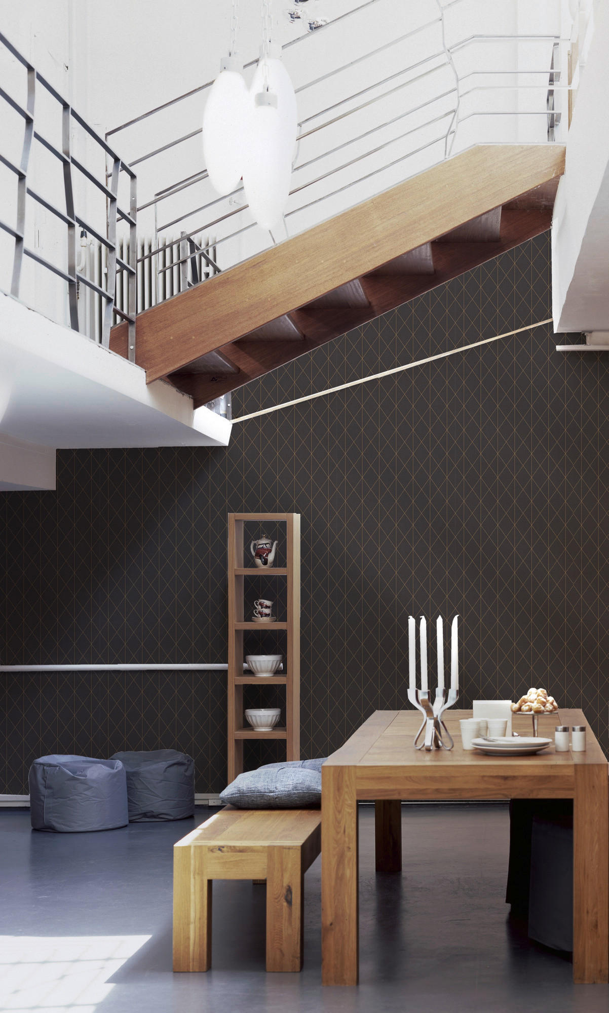 Vliestapete Gemustert schwarz gold B/L: ca. 53x1005 cm Vliestapete_36575-4 - gold/schwarz (53,00/1005,00cm)