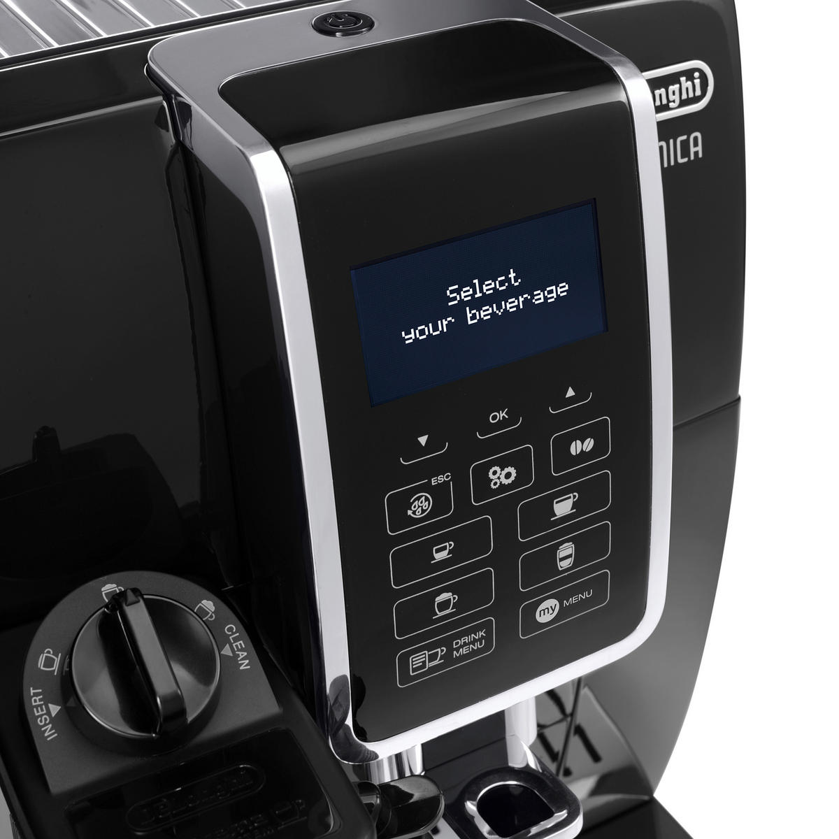 DeLonghi Kaffeevollautomat ECAM350.55.B schwarz Kunststoff B/H/T: ca. 24x35x43 cm Kaffeevollautomat ECAM350.55.B - schwarz (24,00/35,00/43,00cm) - DeLonghi