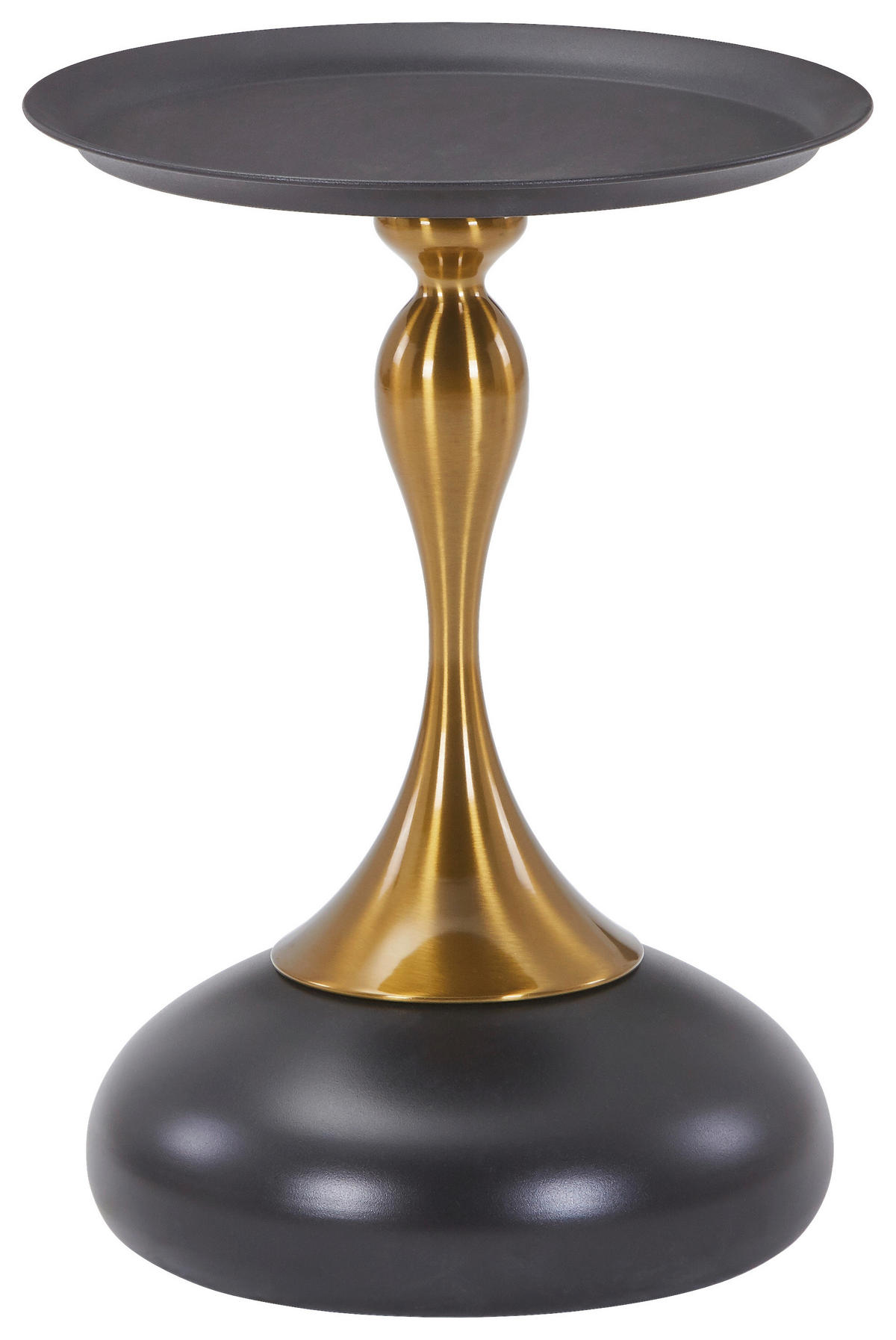 Beistelltisch Tavolino H/D: ca. 54x39 cm Tavolino - gold/schwarz (39,00/54,00cm)