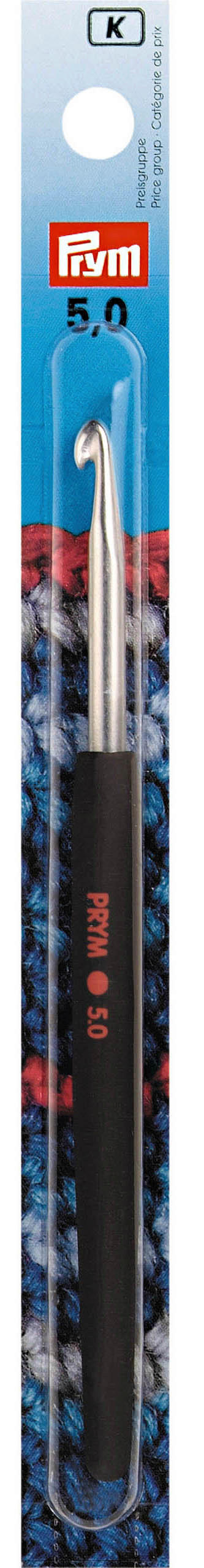 Wollhäkelnadel mit Softgriff Wollhäkelnadel_Softgriff_Prym - silber (14,00cm) - Prym