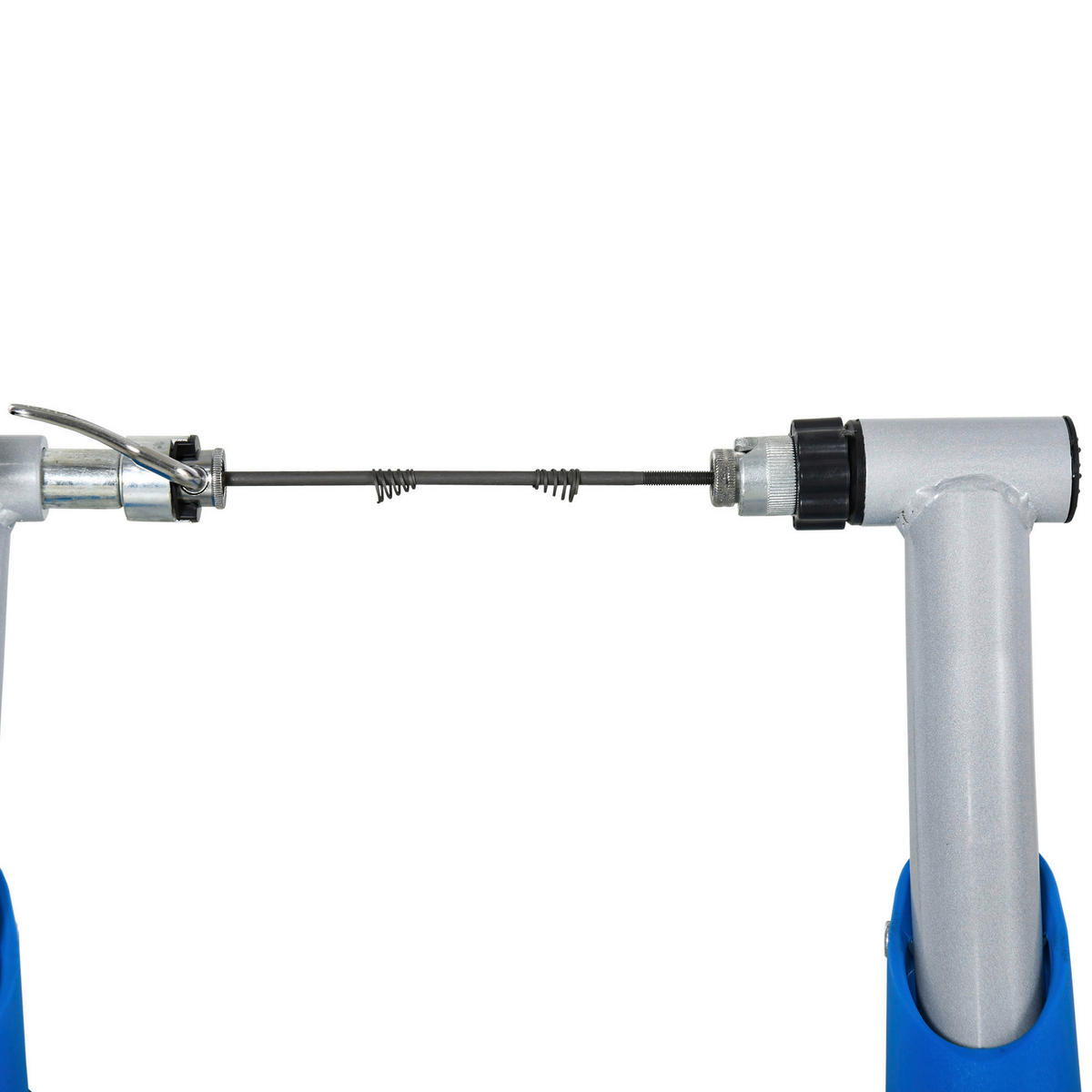 HOMCOM Fahrradtrainer blau Kunststoff B/H/L: ca. 77x47,5x56 cm Fahrradtrainer - blau/silber (56,00/77,00/47,50cm) - HOMCOM