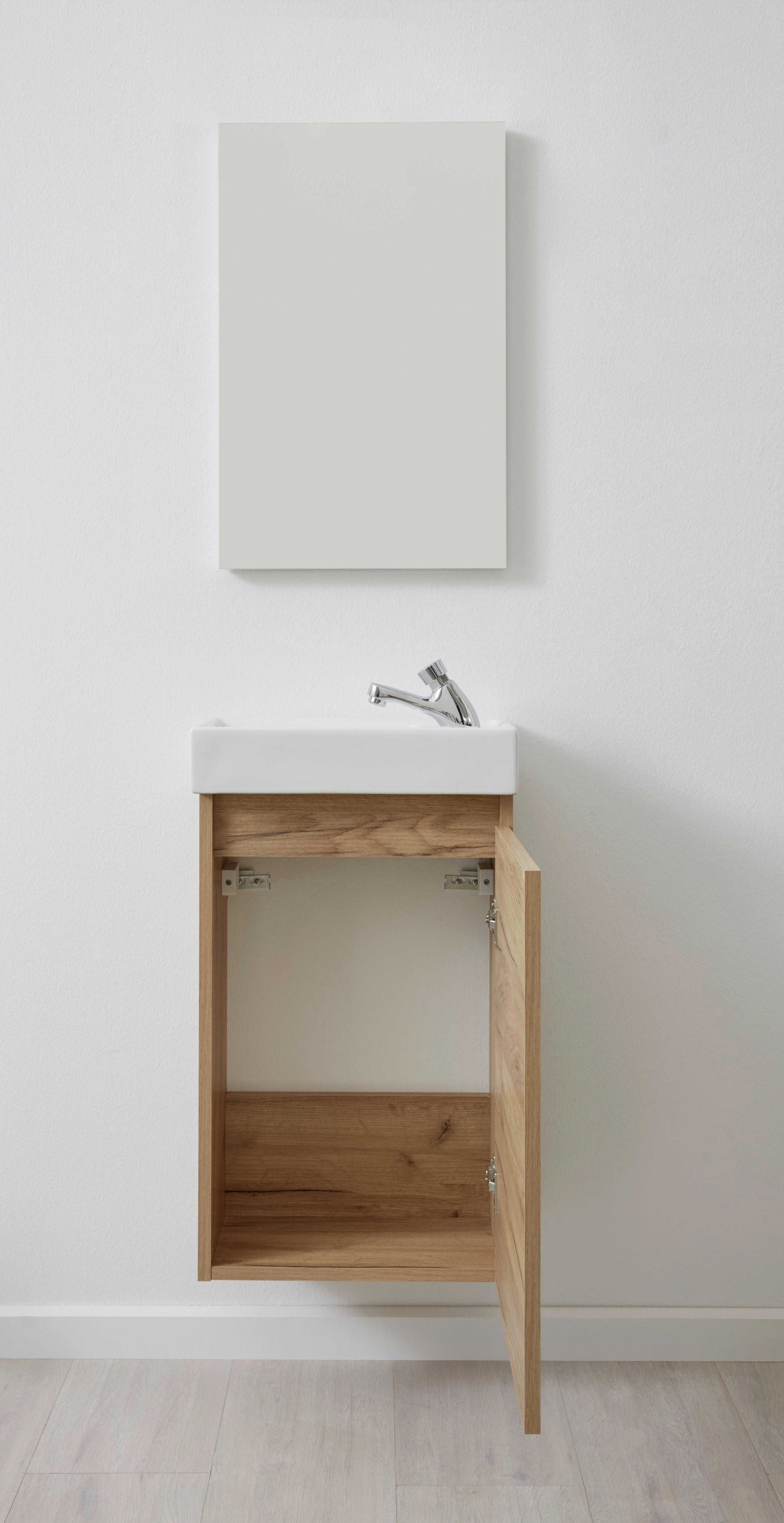 Badezimmer-Set Champ Eiche Artisan Nachbildung B/H/T: ca. 40x68x22 cm Champ - Eiche (40,00/68,00/22,00cm) - Trendteam