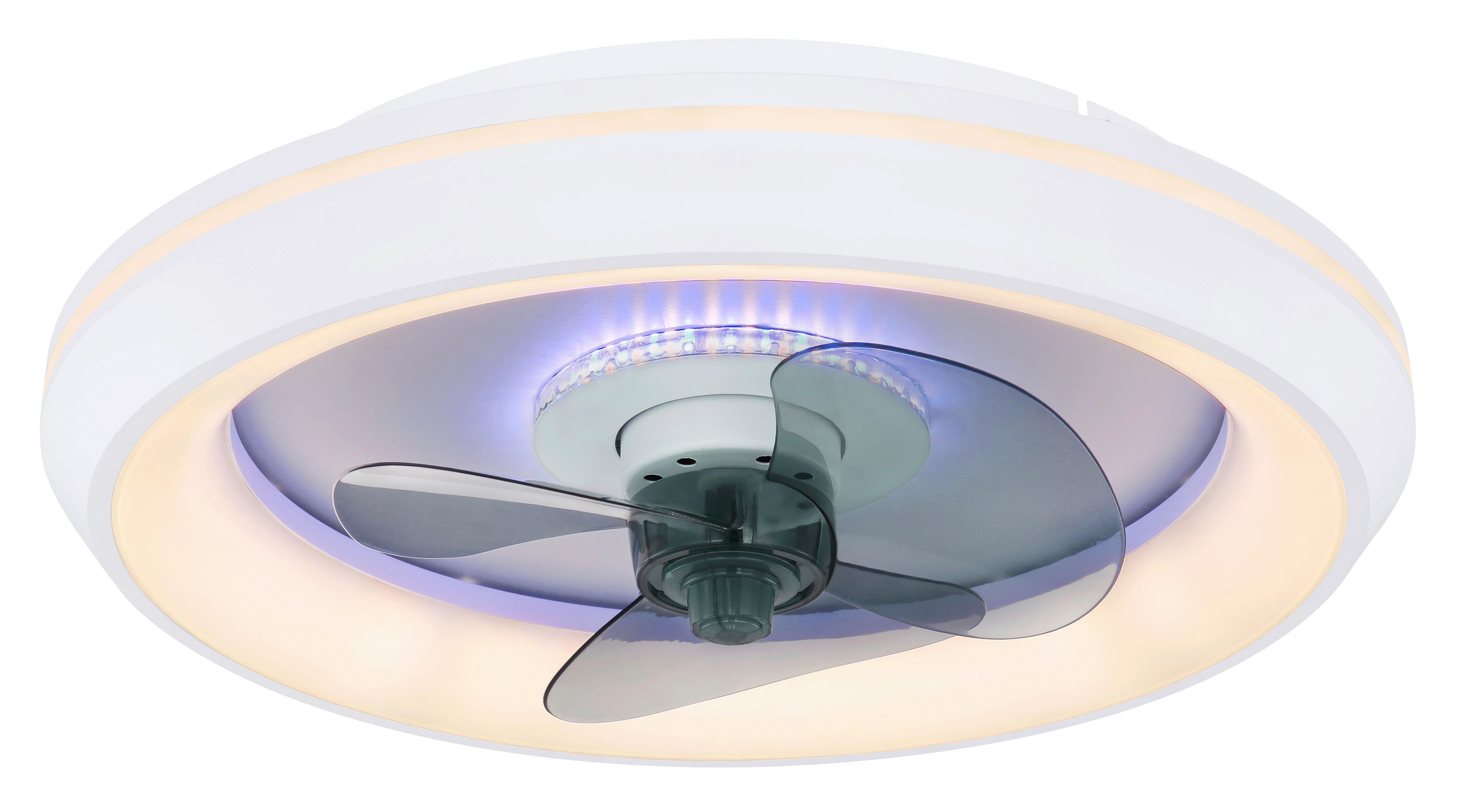 GLOBO LED-Deckenventilator weiß Opal H/D: ca. 13,5x48 cm max. 41 W JOEY - weiß/Opal (48,00/13,50cm) - GLOBO