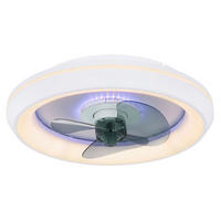 GLOBO LED-Deckenventilator weiß Opal H/D: ca. 13,5x48 cm max. 41 W JOEY - weiß/Opal (48,00/13,50cm) - GLOBO