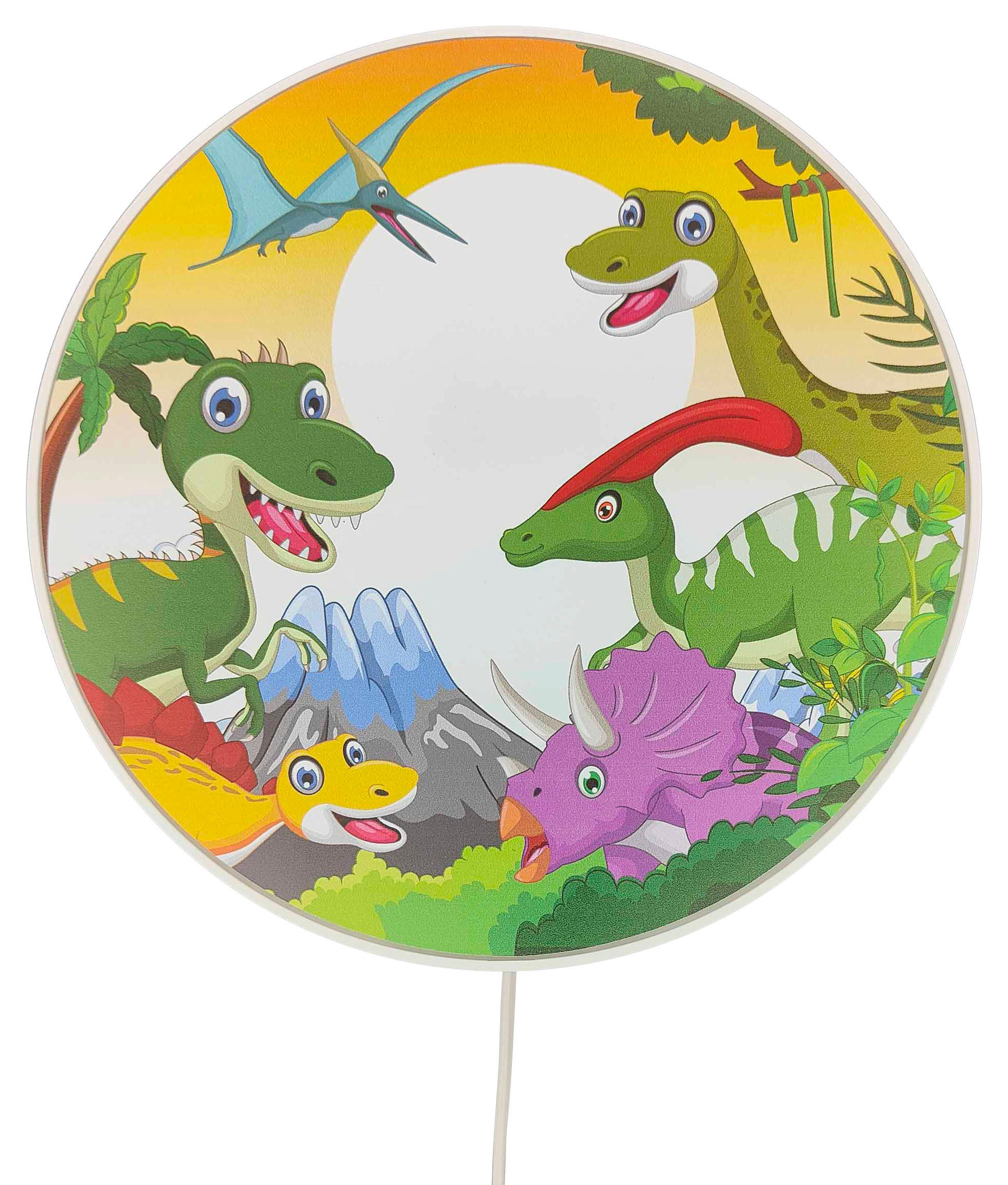 Niermann Wandleuchte 4002 bunt Kunststoff T/D: ca. 10x25 cm E14 1 Brennstellen Dinos - bunt (25,00cm) - Niermann