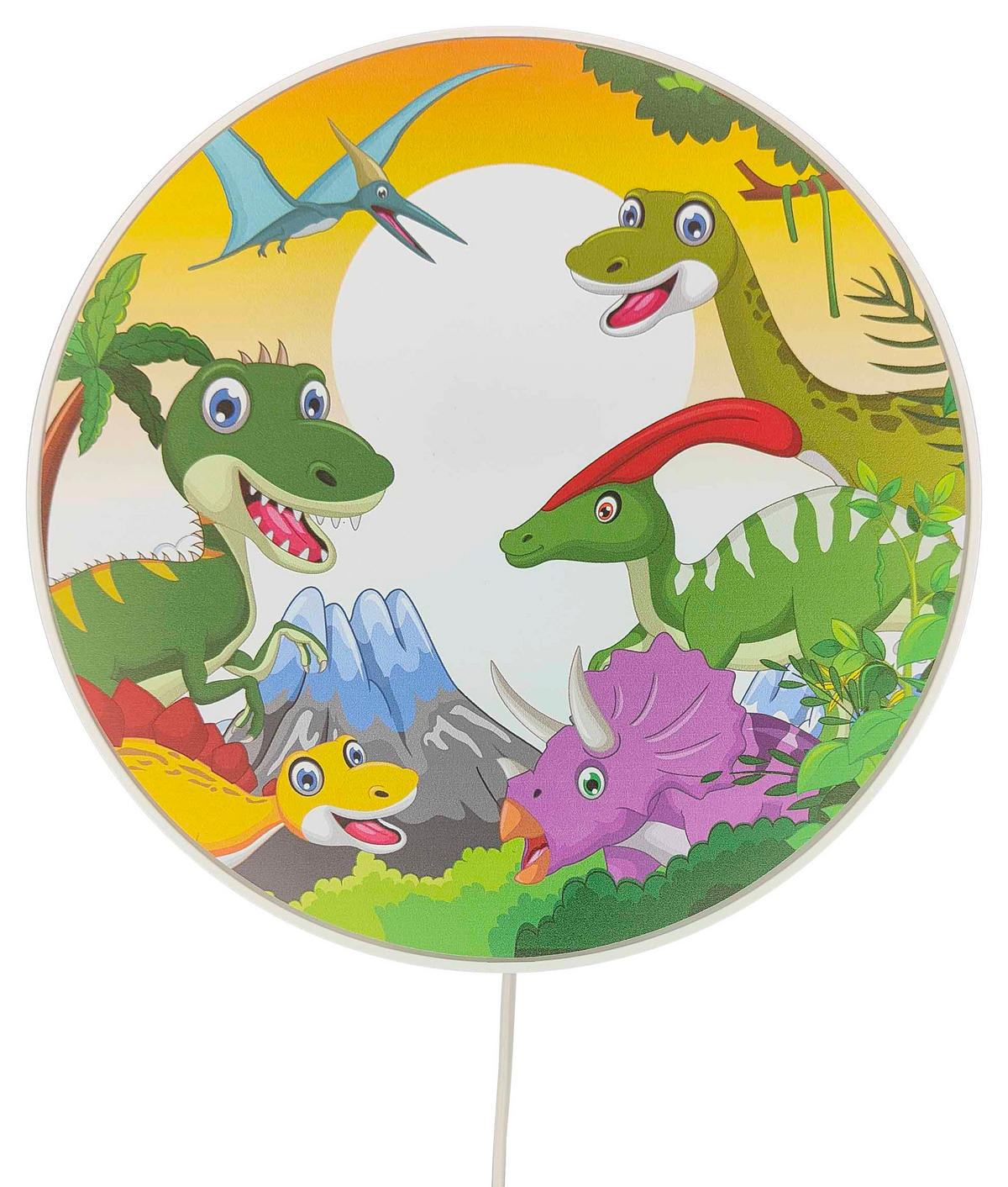 Niermann Wandleuchte 4002 bunt Kunststoff T/D: ca. 10x25 cm E14 1 Brennstellen Dinos - bunt (25,00cm) - Niermann