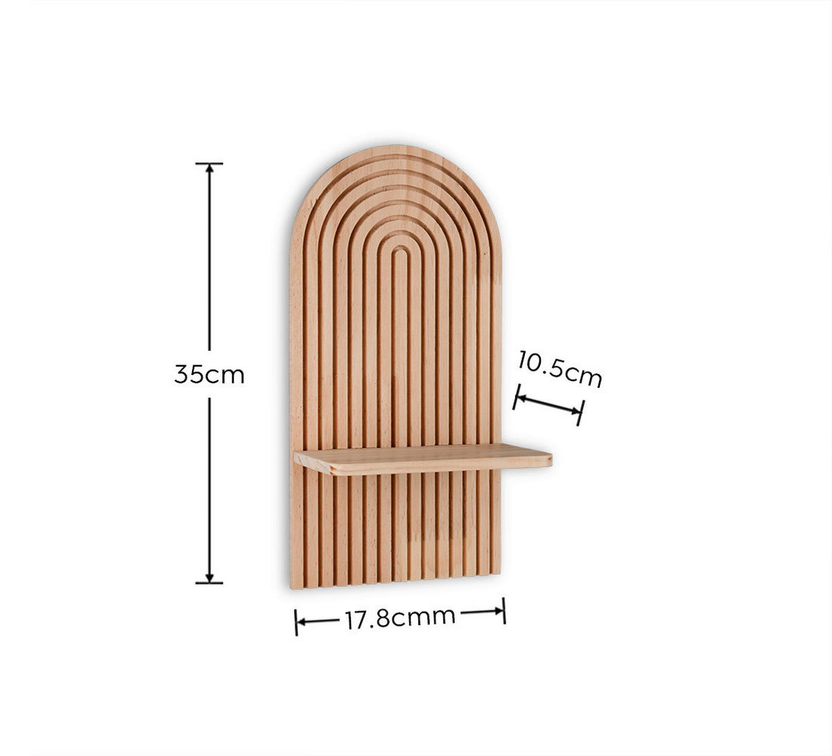 Regale Elea Eiche Nachbildung B/H/T: ca. 18x35x12 cm Elea - Eiche (18,00/35,00/12,00cm)