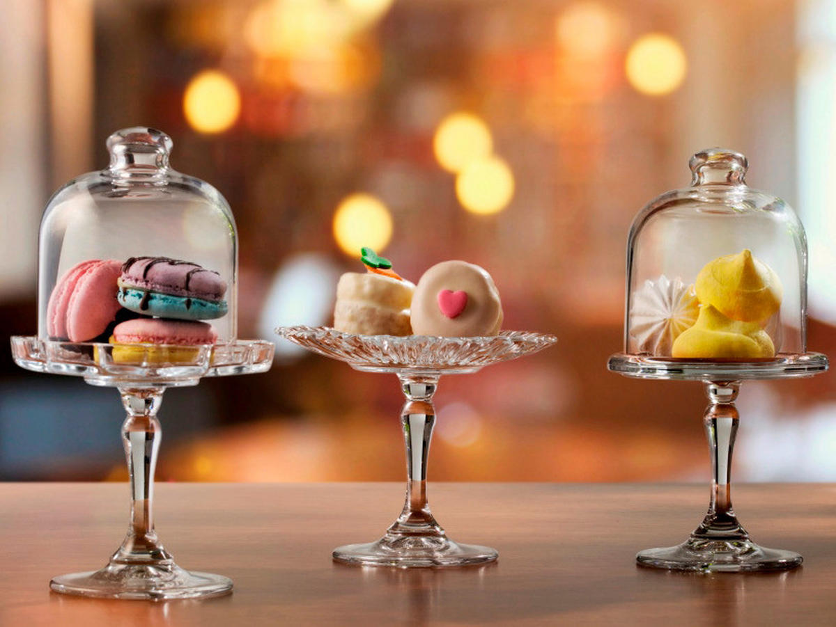 CreaTable Tortenplatte MINI PATISSERIE transparent Glas MINI PATISSERIE - transparent - CreaTable