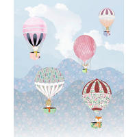 Komar Fototapete Happy Balloon B/L: ca. 200x250 cm Happy Balloon - (200,00/250,00cm) - Komar