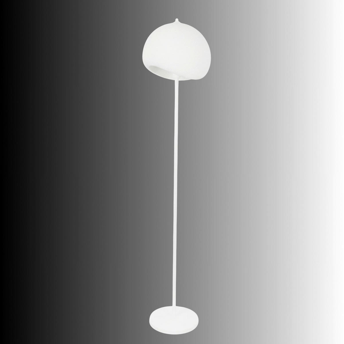 Opviq Stehleuchte weiß Metall Polyester-Mischgewebe B/H/L: ca. 29x170x34 cm E27 1 Brennstellen Yontu - 15854 - weiß (34,00/29,00/170,00cm) - Opviq